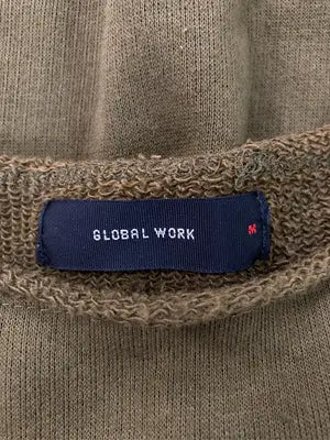 GLOBAL WORK/グローバルワーク/スウェット/トップス/カーキ/M
