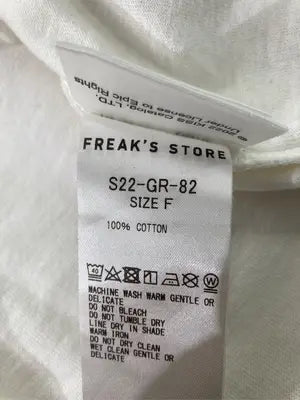 FREAK'S STORE/フリークスストア/Tシャツ/カットソー/トップス/ホワイト/F