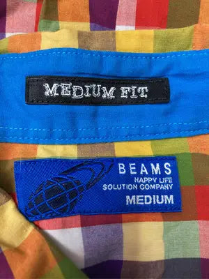 BEAMS/ビームス/シャツ/ブラウス/トップス/レッド/MEDIUM