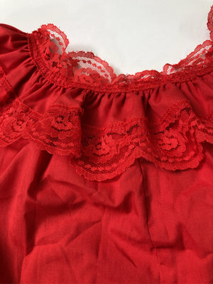 SQUARE UP/シャツ/ブラウス/トップス/レッド/M