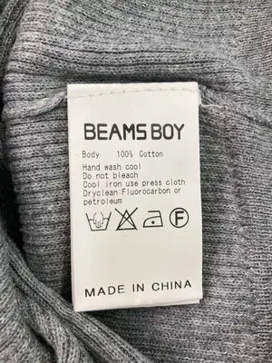 BEAMS BOY/ビームスボーイ/ニット/セーター/トップス/グレー