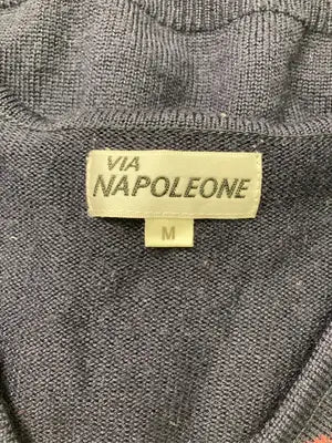 napoleone/ニット/セーター/トップス/ネイビー/M