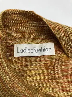 Ladies Fashion/ニット/セーター/トップス/イエロー