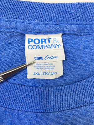 PORT＆COMPANY/ポートアンドカンパニー/Tシャツ/カットソー/トップス/ブルー/2XL