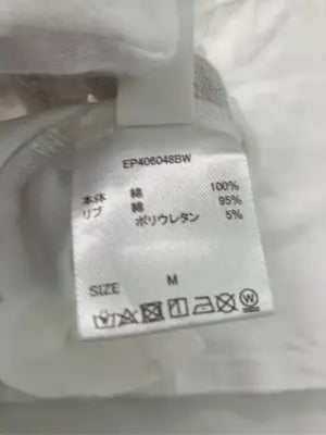 epnok/エプノック/Tシャツ/カットソー/トップス/ホワイト/M