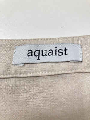 aquaist/アクアイスト/シャツ/ブラウス/トップス/ベージュ/M