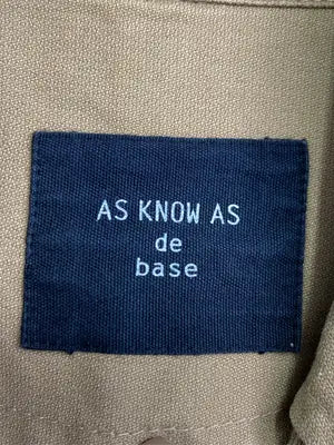 as know as de base/アズノゥアズドゥバズ/トレンチコート/ジャケット/アウター/ベージュ