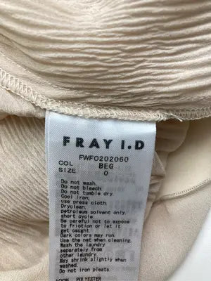 FRAY I.D/フレイアイディー/ワンピース/ワンピース/ドレス/ベージュ/0