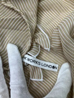 HK WORKS LONDON/エイチケーワークスロンドン/シャツ/ブラウス/トップス/ベージュ/L