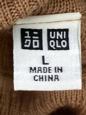 UNIQLO/ユニクロ/ニット/セーター/トップス/ブラウン/L