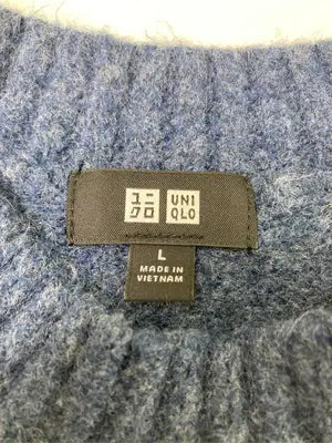 UNIQLO/ユニクロ/ニット/セーター/トップス/ブルー/L