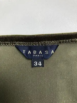 TABASA/Tシャツ/カットソー/トップス/グリーン/34