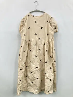 GS/ワンピース/ワンピース/ドレス/ベージュ/F