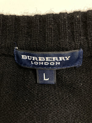 BURBERRY LONDON/バーバリーロンドン/ニット/セーター/トップス/ブラック/L