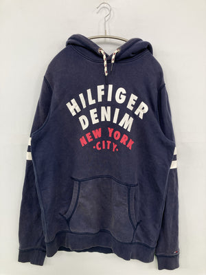 HILFIGER DENIM/ヒルフィガーデニム/パーカー/トップス/ネイビー/L