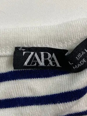 ZARA/ザラ/Tシャツ/カットソー/トップス/ホワイト/L