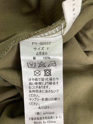 pattern torso/パターントルソー/ジャンパースカート/ワンピース/ドレス/カーキ/F