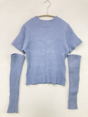 OLIVE des OLIVE/オリーブデオリーブ/ニット/セーター/トップス/ブルー/F