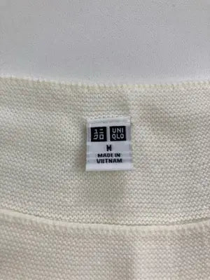 UNIQLO/ユニクロ/ニット/セーター/トップス/ホワイト/M