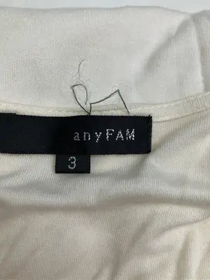 any FAM/エニィファム/Tシャツ/カットソー/トップス/アイボリー/3