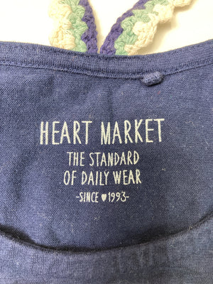 HEART MARKET/ハートマーケット/Tシャツ/カットソー/トップス/ネイビー/F