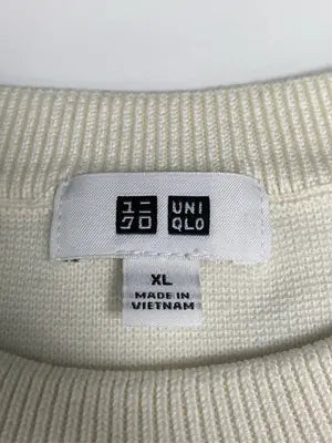UNIQLO/ユニクロ/ニット/セーター/トップス/アイボリー/XL