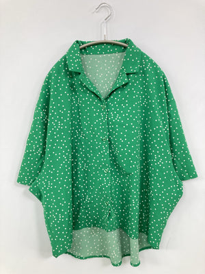 Helm/ヘルム/シャツ/ブラウス/トップス/グリーン/M