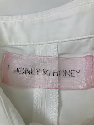 HONEY MI HONEY/ハニーミーハニー/シャツ/ブラウス/トップス/ホワイト/F