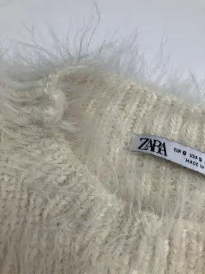 ZARA/ザラ/ベスト/トップス/アイボリー/S