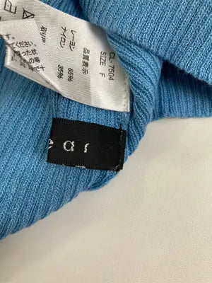 clear/クリア/ニット/セーター/トップス/スカイブルー/F