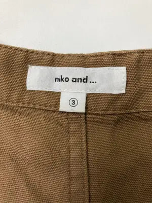 niko and .../ニコアンド/サロペット/オーバーオール/オールインワン・サロペット/ブラウン/M