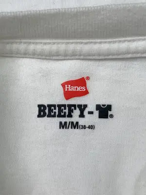 Hanes/ヘインズ/Tシャツ/カットソー/トップス/ホワイト/M