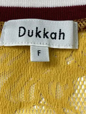 Dukkah/ドゥッカ/ワンピース/ワンピース/ドレス/イエロー/F