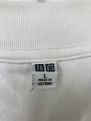 UNIQLO/ユニクロ/Tシャツ/カットソー/トップス/ホワイト/L