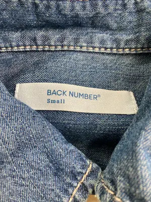 BACK NUMBER/バックナンバー/シャツ/ブラウス/トップス/ブルー/Small