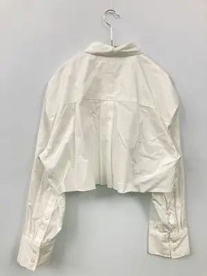 ZARA/ザラ/シャツ/ブラウス/トップス/アイボリー/USA M