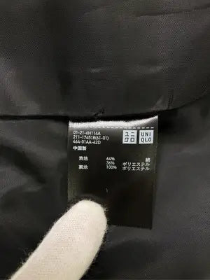 UNIQLO/ユニクロ/ステンカラーコート/ジャケット/アウター/ブラック/XL