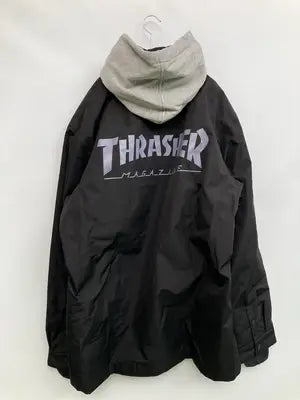 THRASHER/スラッシャー/ナイロンジャケット/ジャケット/アウター/ブラック/XL