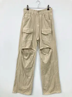 AS KNOW AS PINKY/アズノゥアズピンキー/デニムパンツ/パンツ/ベージュ/F