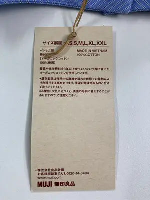 無印良品/ムジルシリョウヒン/シャツ/ブラウス/トップス/ブルー/XL