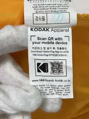 KODAK/コダック/Tシャツ/カットソー/トップス/オレンジ/L