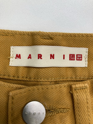 MARNI × UNIQLO/マルニユニクロ/デニムパンツ/パンツ/オレンジ/22(56cm)