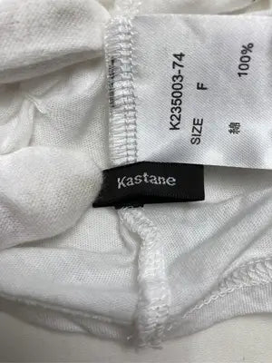 Kastane/カスタネ/Tシャツ/カットソー/トップス/ホワイト/F