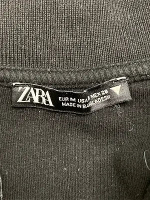 ZARA/ザラ/Tシャツ/カットソー/トップス/ブラック/USA M