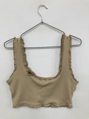 ZARA/ザラ/タンクトップ/トップス/カーキ/L