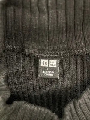 UNIQLO/ユニクロ/ニット/セーター/トップス/ブラック/L