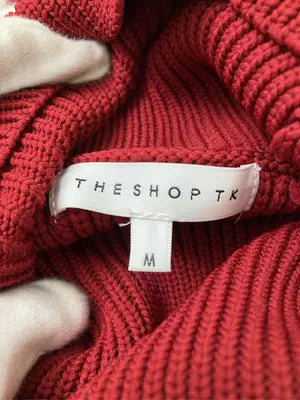 THE SHOP TK/ザショップティーケー/ニット/セーター/トップス/レッド/M