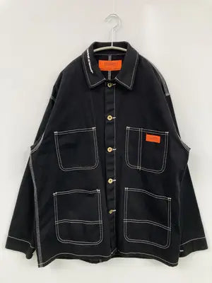 UNIVERSAL OVERALL/ユニバーサルオーバーオール/シャツ/ブラウス/トップス/ブラック/M