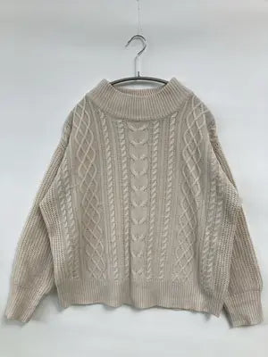 NAVY/ネイビー/ニット/セーター/トップス/グレー/F  バスト79～94   身長154～162