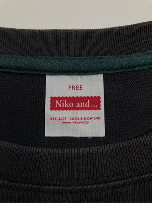 niko and .../ニコアンド/Tシャツ/カットソー/トップス/グレー/FREE